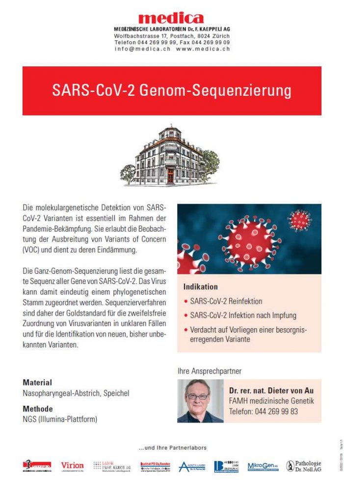 SARS-CoV-2 Genom-Sequenzierung